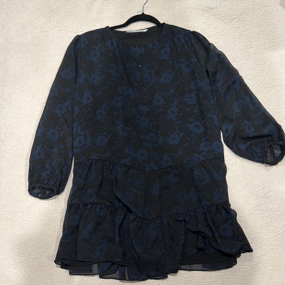 Zara long Sleeve Mini Dress